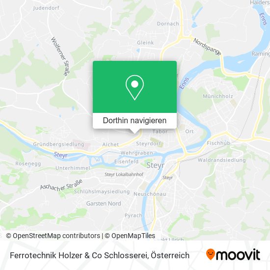 Ferrotechnik Holzer & Co Schlosserei Karte