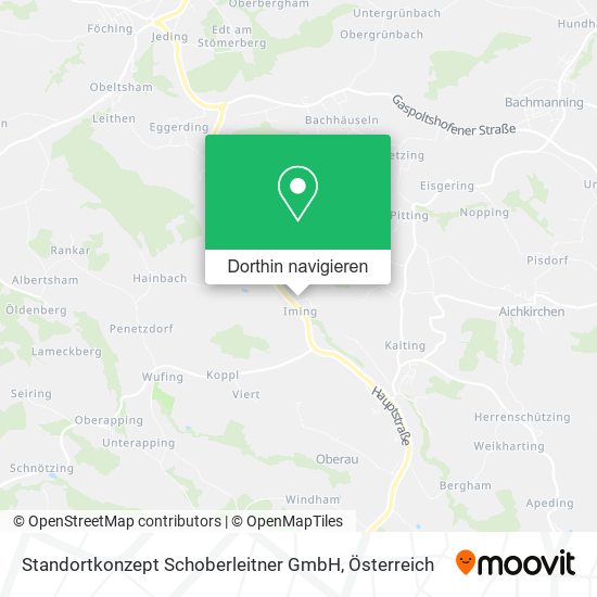 Standortkonzept Schoberleitner GmbH Karte