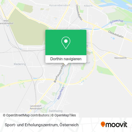 Sport- und Erholungszentrum Karte