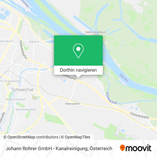 Johann Rohrer GmbH - Kanalreinigung Karte