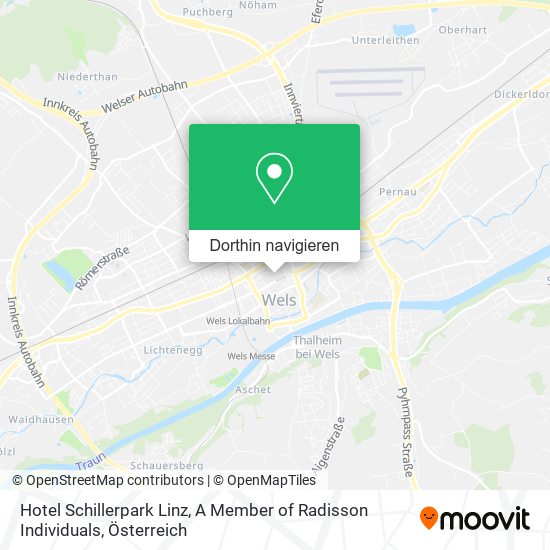 Hotel Schillerpark Linz, A Member of Radisson Individuals Karte
