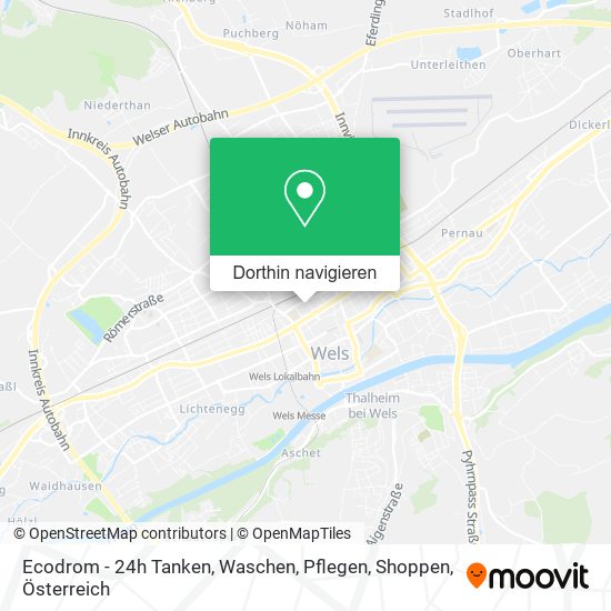 Ecodrom - 24h Tanken, Waschen, Pflegen, Shoppen Karte