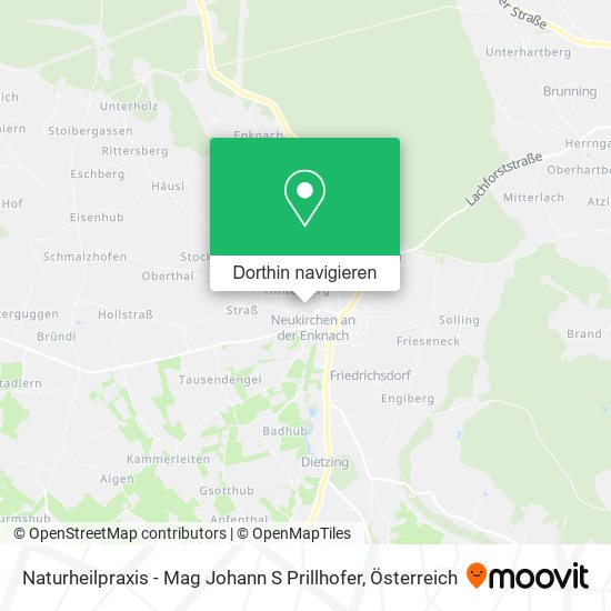 Naturheilpraxis - Mag Johann S Prillhofer Karte