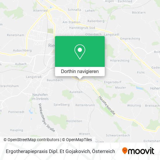 Ergotherapiepraxis Dipl. Et Gojakovich Karte