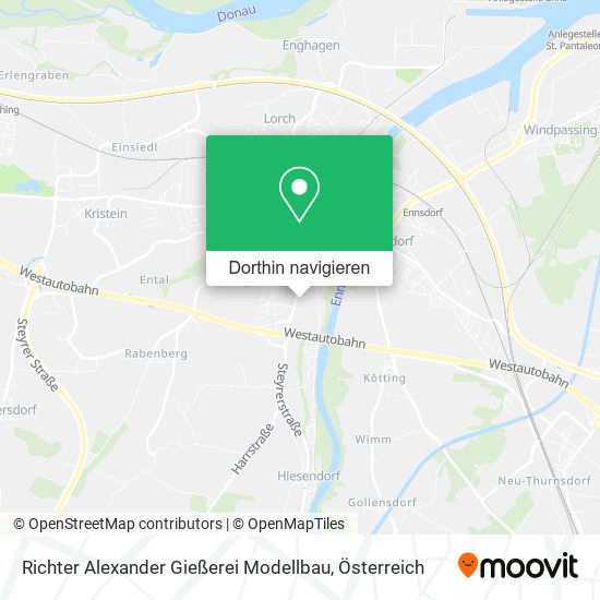 Richter Alexander Gießerei Modellbau Karte