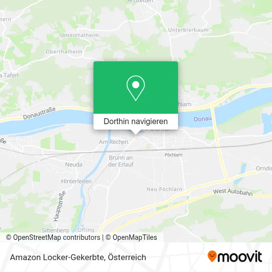 Amazon Locker-Gekerbte Karte