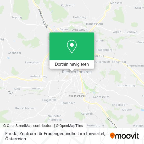 Frieda, Zentrum für Frauengesundheit im Innviertel Karte