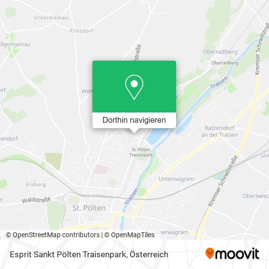 Esprit Sankt Pölten Traisenpark Karte