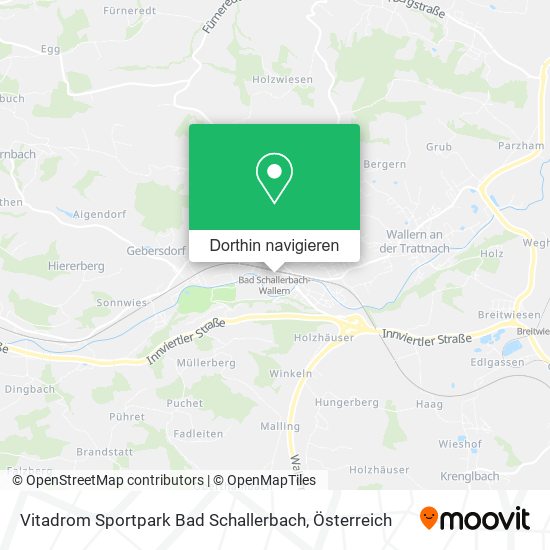 Vitadrom Sportpark Bad Schallerbach Karte