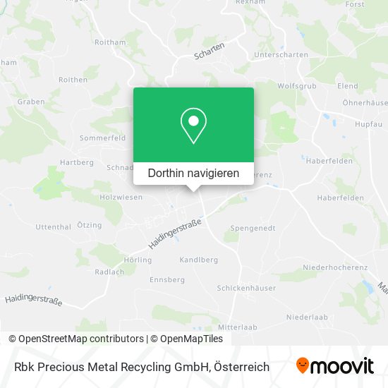 Rbk Precious Metal Recycling GmbH Karte