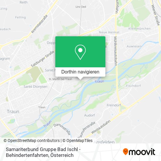 Samariterbund Gruppe Bad Ischl - Behindertenfahrten Karte