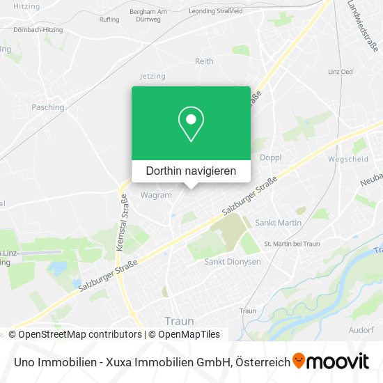Uno Immobilien - Xuxa Immobilien GmbH Karte
