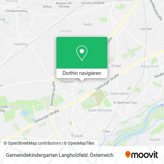 Gemeindekindergarten Langholzfeld Karte