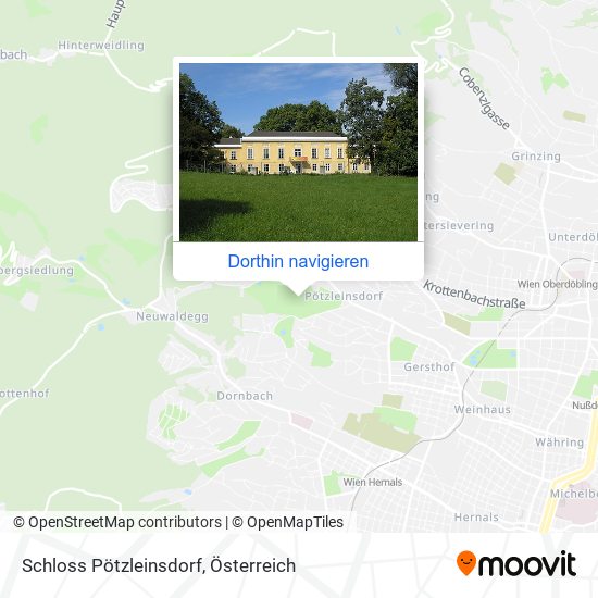 Schloss Pötzleinsdorf Karte
