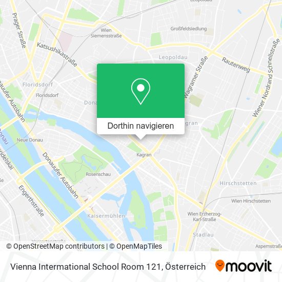 Vienna Intermational School Room 121 Karte