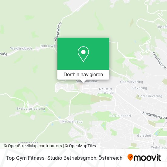 Top Gym Fitness- Studio Betriebsgmbh Karte