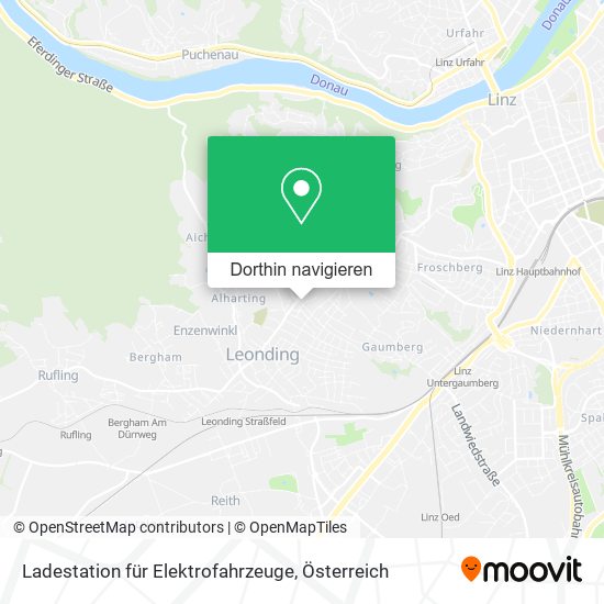 Ladestation für Elektrofahrzeuge Karte