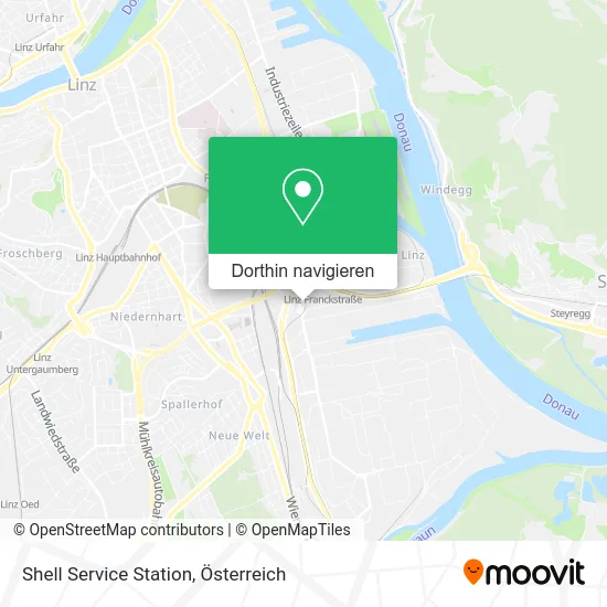 Shell Service Station Karte