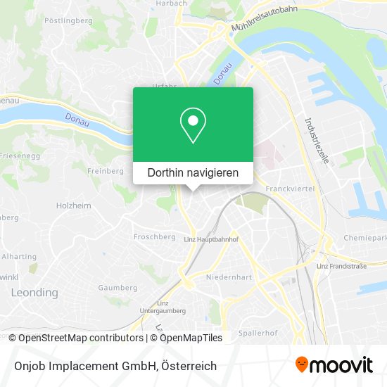 Onjob Implacement GmbH Karte