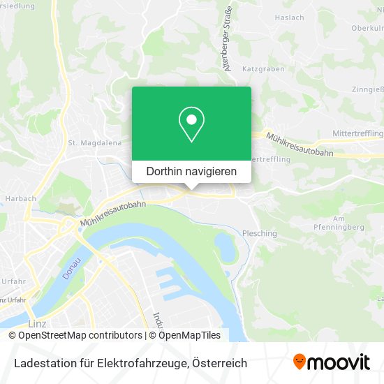 Ladestation für Elektrofahrzeuge Karte