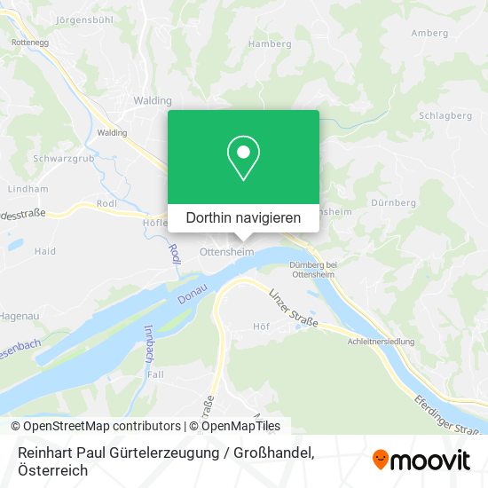 Reinhart Paul Gürtelerzeugung / Großhandel Karte