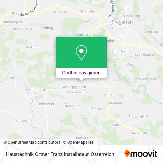 Haustechnik Ortner Franz Installateur Karte