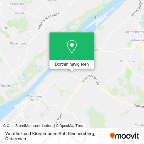Vinothek und Klosterladen-Stift Reichersberg Karte