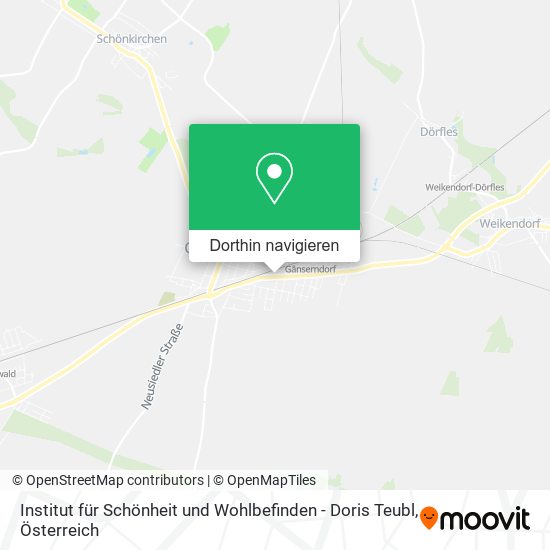 Institut für Schönheit und Wohlbefinden - Doris Teubl Karte