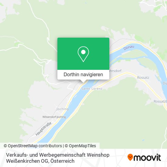 Verkaufs- und Werbegemeinschaft Weinshop Weißenkirchen OG Karte