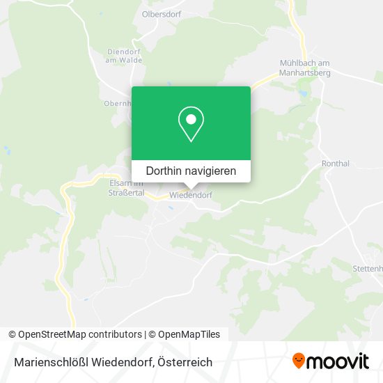 Marienschlößl Wiedendorf Karte