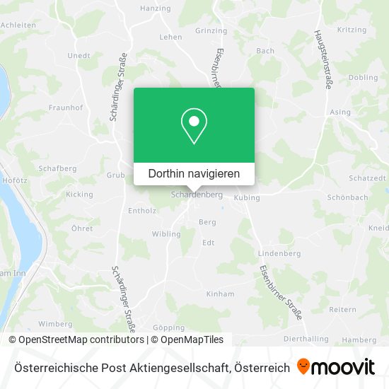 Österreichische Post Aktiengesellschaft Karte
