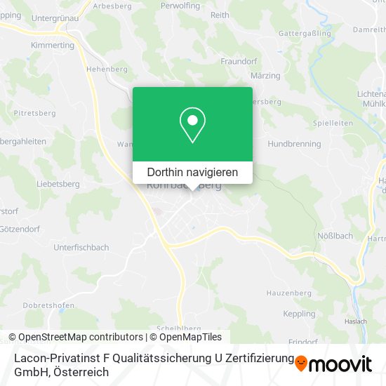 Lacon-Privatinst F Qualitätssicherung U Zertifizierung GmbH Karte