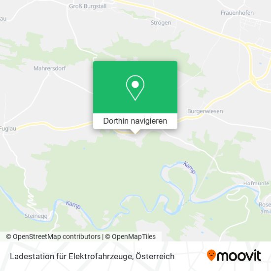 Ladestation für Elektrofahrzeuge Karte