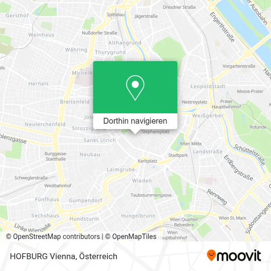 HOFBURG Vienna Karte