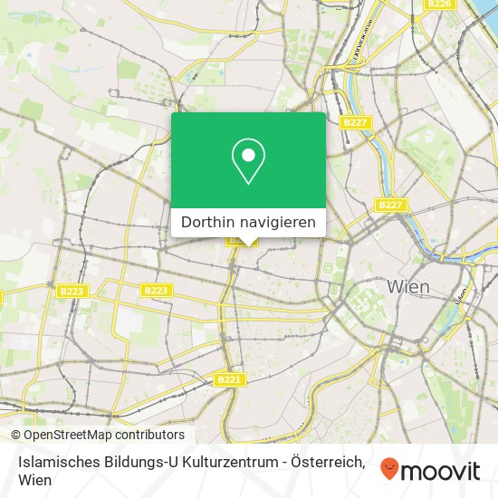 Islamisches Bildungs-U Kulturzentrum - Österreich Karte