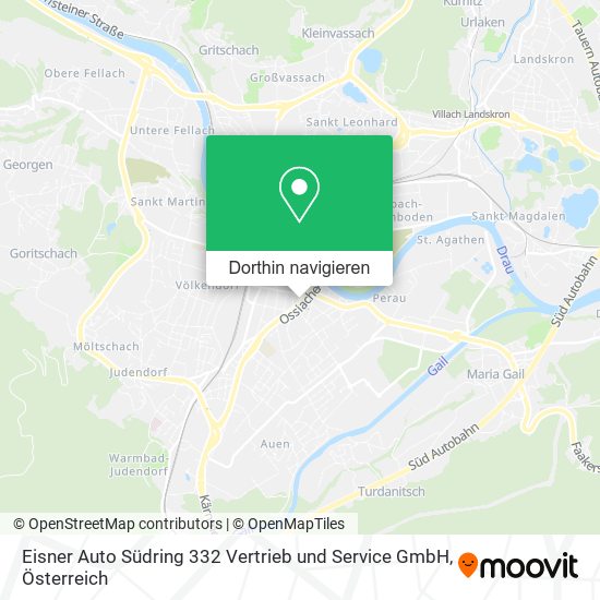 Eisner Auto Südring 332 Vertrieb und Service GmbH Karte