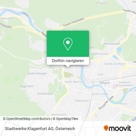 Stadtwerke Klagenfurt AG Karte