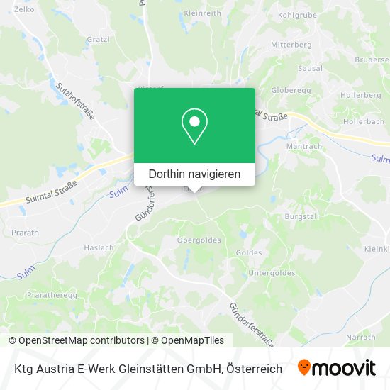Ktg Austria E-Werk Gleinstätten GmbH Karte