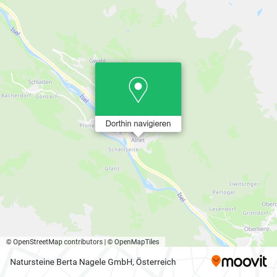 Natursteine Berta Nagele GmbH Karte