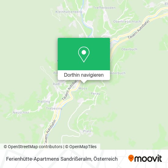 Ferienhütte-Apartmens Sandrißeralm Karte