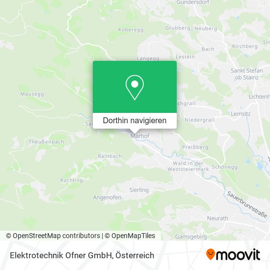 Elektrotechnik Ofner GmbH Karte