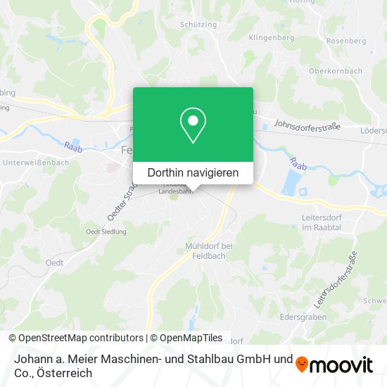 Johann a. Meier Maschinen- und Stahlbau GmbH und Co. Karte