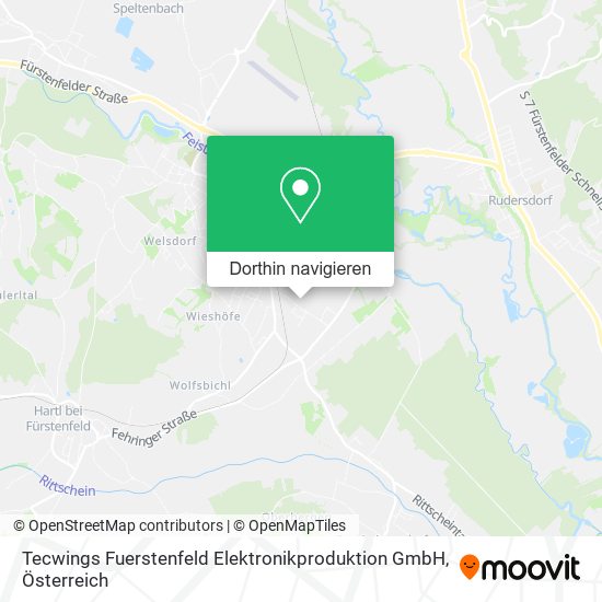 Tecwings Fuerstenfeld Elektronikproduktion GmbH Karte