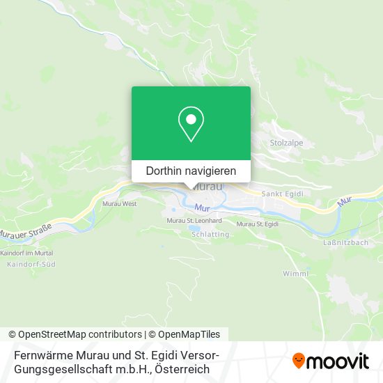 Fernwärme Murau und St. Egidi Versor- Gungsgesellschaft m.b.H. Karte