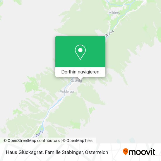 Haus Glücksgrat, Familie Stabinger Karte