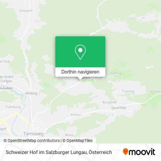 Schweizer Hof im Salzburger Lungau Karte
