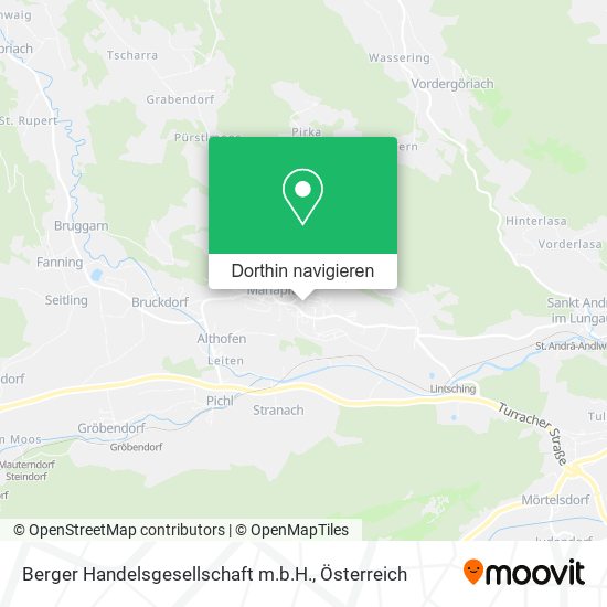 Berger Handelsgesellschaft m.b.H. Karte