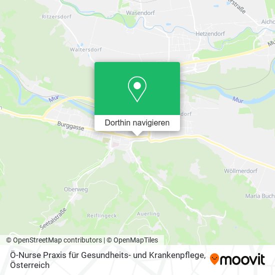 Ö-Nurse Praxis für Gesundheits- und Krankenpflege Karte