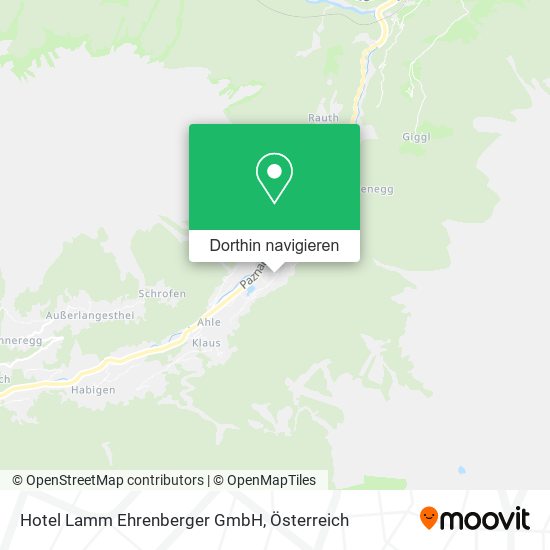 Hotel Lamm Ehrenberger GmbH Karte