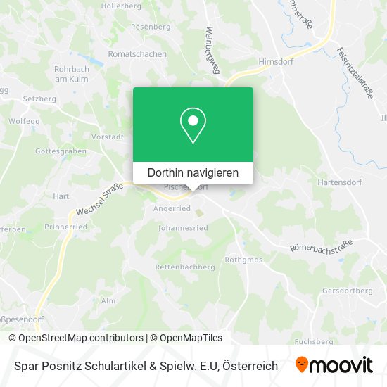 Spar Posnitz Schulartikel & Spielw. E.U Karte